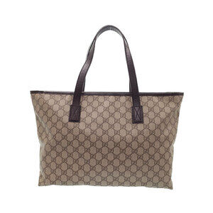 Gucci GG Brown Zip Shopping Tote Supreme